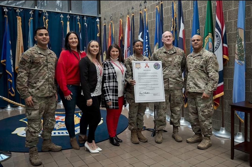 New York Air Guard's 10-5th Airlift Wing recognizes Red Ribbon Week
