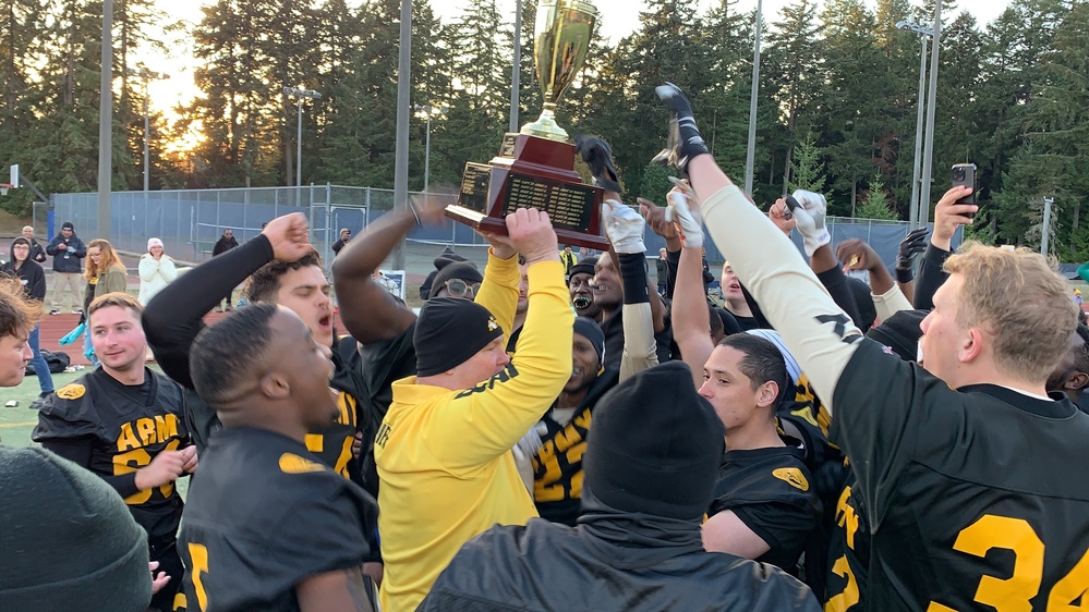 Army beats Navy in annual flag football matchup