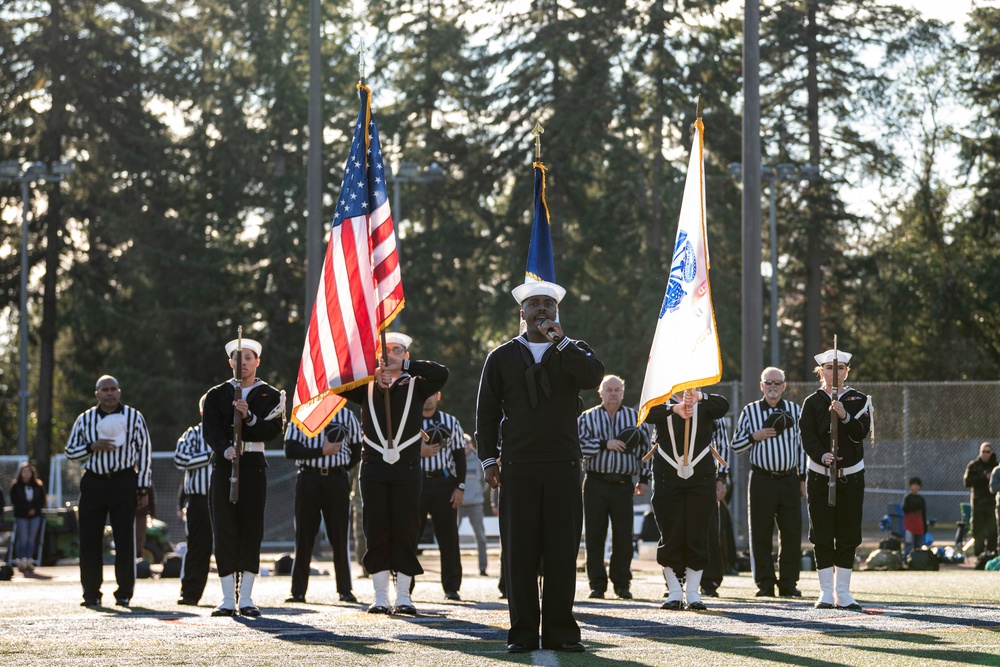 Naval Base Kitsap-Bangor Hosts 2022 Army-Navy Flag Football Game