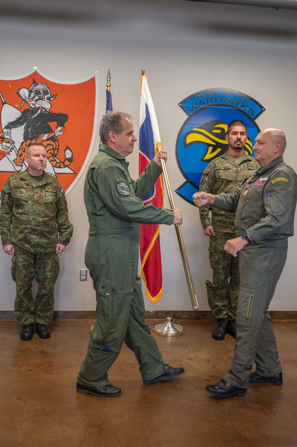 Tucson Air Guard bids farewell to Slovak Foreign Liaison Officer (LNO), welcomes new LNO