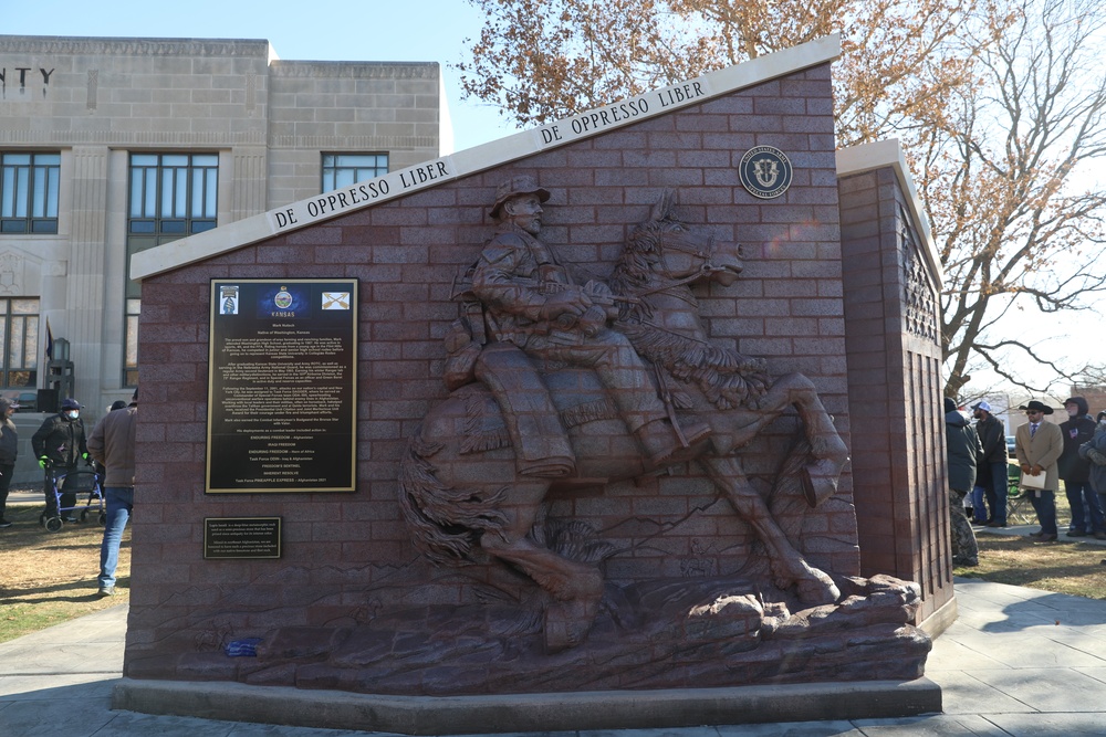 1st Infantry Division Supports Mark Nutsch Monument Dedication