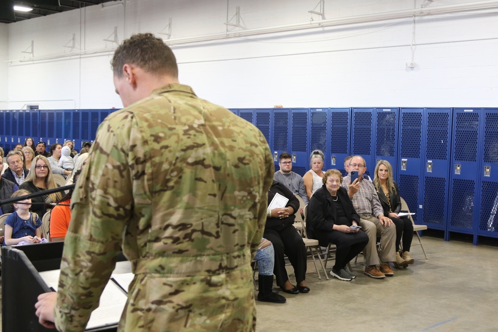 North Carolina National Guard aviation unit holds deployment ceremony