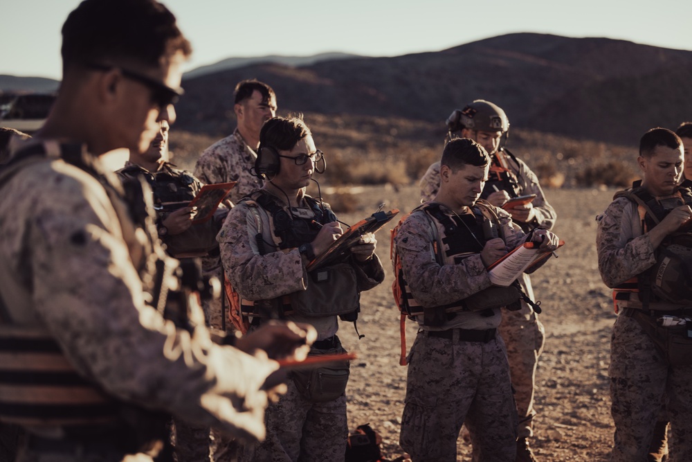 Gunsmoke in the trenches: 2/1 Marines conduct platoon attacks at range 410A