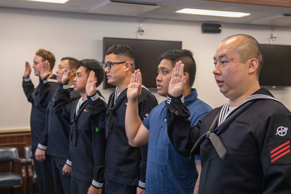 Naturalization Ceremony at CFAS