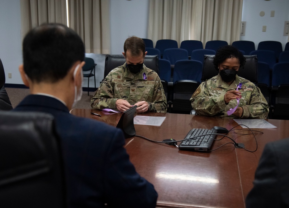 Misawa Air Base Participates in Japan’s Movement to End Violence Against Women