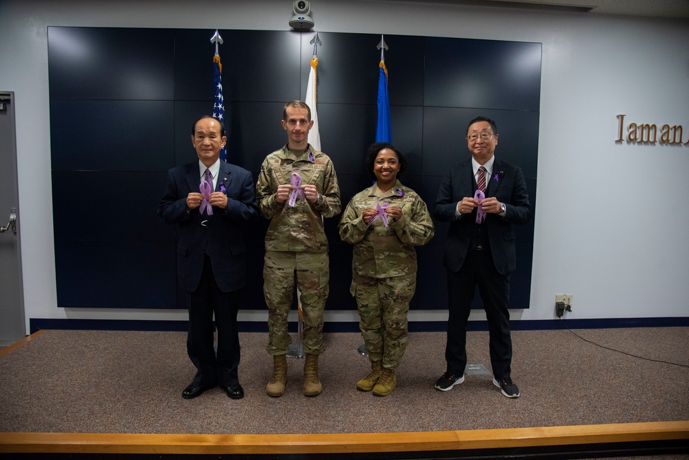 Misawa Air Base Participates in Japan’s Movement to End Violence Against Women