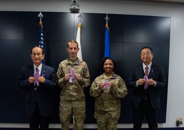 Misawa Air Base Participates in Japan’s Movement to End Violence Against Women