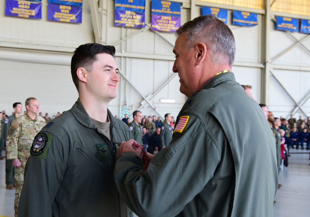 JB Charleston hosts largest DFC ceremony in decades, recognizes 51 mobility Airmen for heroic efforts during Operation Allies Refuge