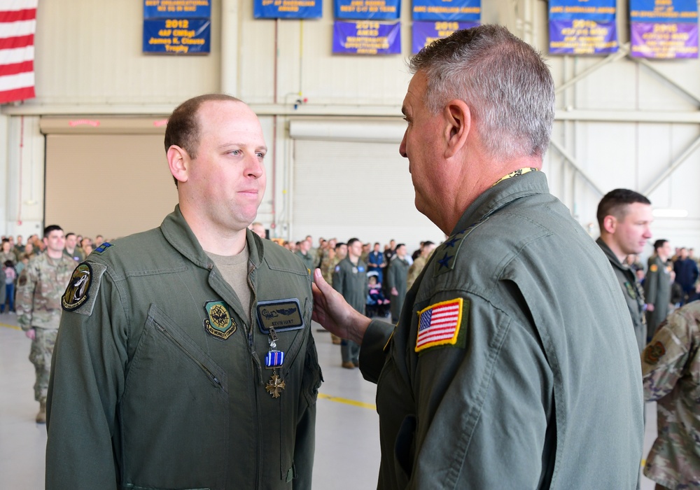 JB Charleston hosts largest DFC ceremony in decades, recognizes 51 mobility Airmen for heroic efforts during Operation Allies Refuge