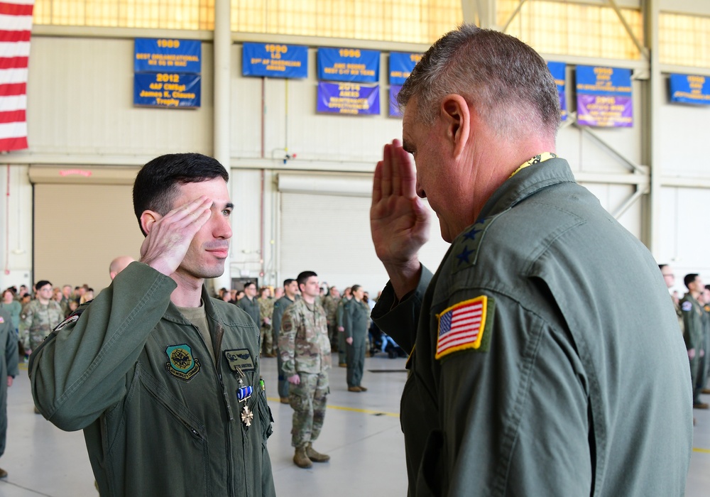 JB Charleston hosts largest DFC ceremony in decades, recognizes 51 mobility Airmen for heroic efforts during Operation Allies Refuge