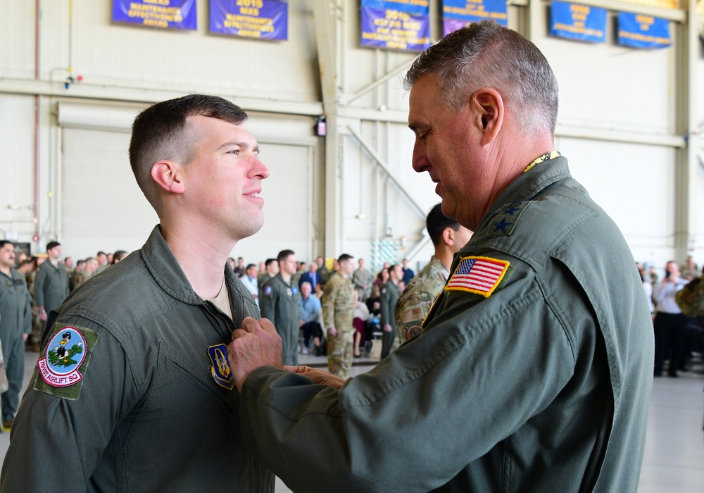 JB Charleston hosts largest DFC ceremony in decades, recognizes 51 mobility Airmen for heroic efforts during Operation Allies Refuge