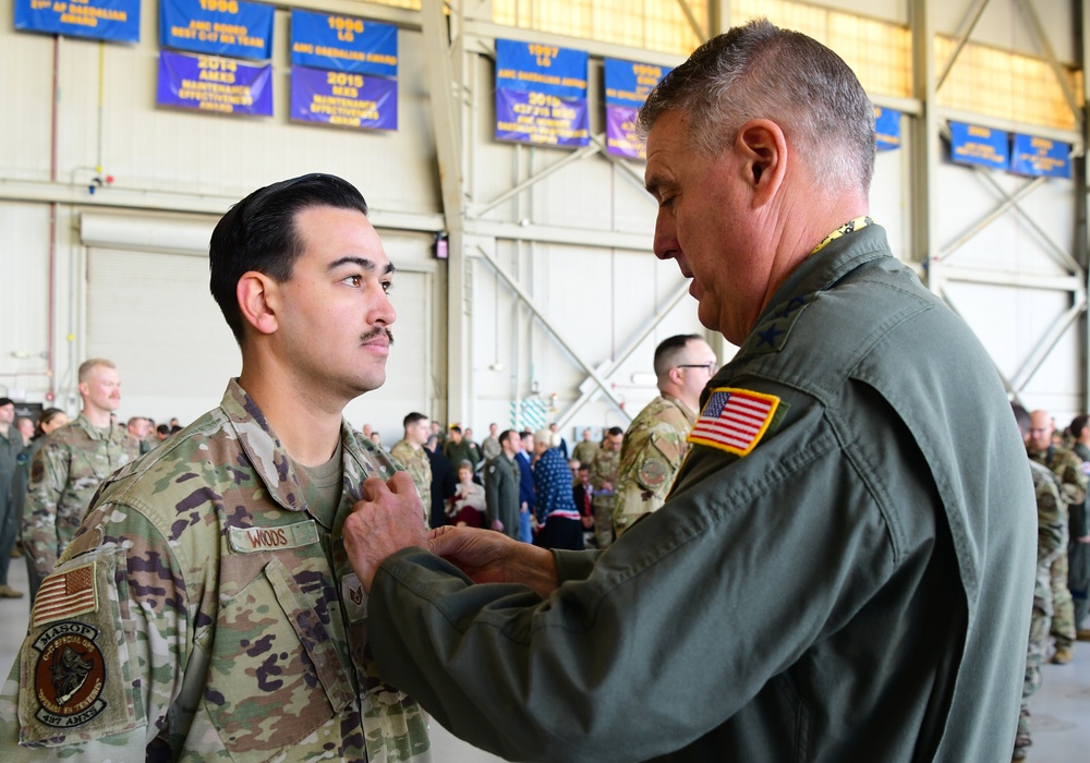 JB Charleston hosts largest DFC ceremony in decades, recognizes 51 mobility Airmen for heroic efforts during Operation Allies Refuge