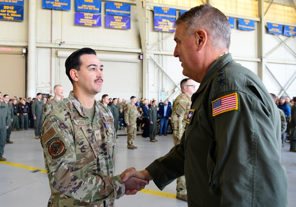 JB Charleston hosts largest DFC ceremony in decades, recognizes 51 mobility Airmen for heroic efforts during Operation Allies Refuge