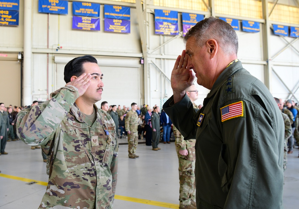 JB Charleston hosts largest DFC ceremony in decades, recognizes 51 mobility Airmen for heroic efforts during Operation Allies Refuge