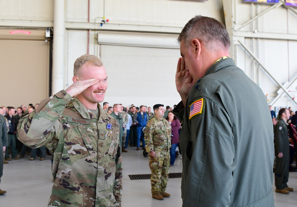 JB Charleston hosts largest DFC ceremony in decades, recognizes 51 mobility Airmen for heroic efforts during Operation Allies Refuge