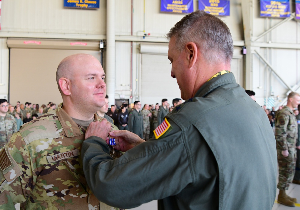 JB Charleston hosts largest DFC ceremony in decades, recognizes 51 mobility Airmen for heroic efforts during Operation Allies Refuge