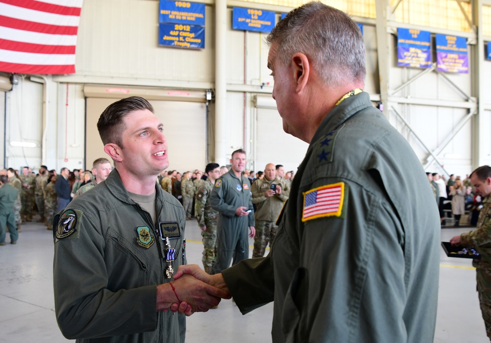 JB Charleston hosts largest DFC ceremony in decades, recognizes 51 mobility Airmen for heroic efforts during Operation Allies Refuge