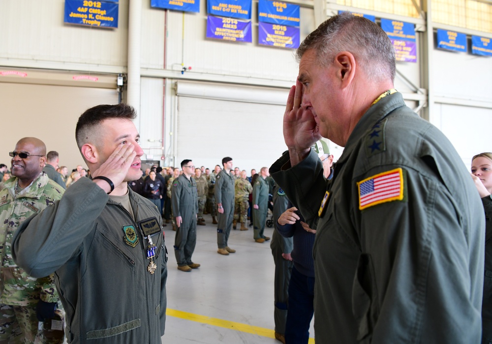 JB Charleston hosts largest DFC ceremony in decades, recognizes 51 mobility Airmen for heroic efforts during Operation Allies Refuge