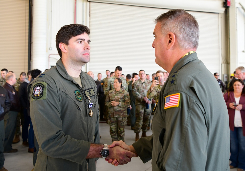 JB Charleston hosts largest DFC ceremony in decades, recognizes 51 mobility Airmen for heroic efforts during Operation Allies Refuge