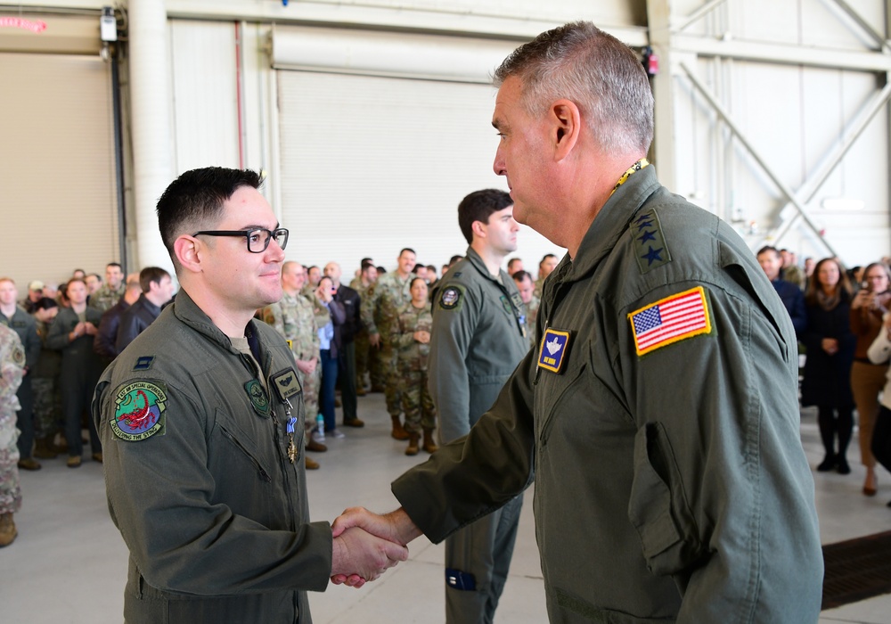 JB Charleston hosts largest DFC ceremony in decades, recognizes 51 mobility Airmen for heroic efforts during Operation Allies Refuge