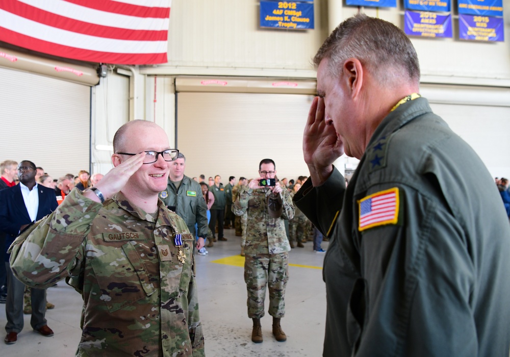 JB Charleston hosts largest DFC ceremony in decades, recognizes 51 mobility Airmen for heroic efforts during Operation Allies Refuge