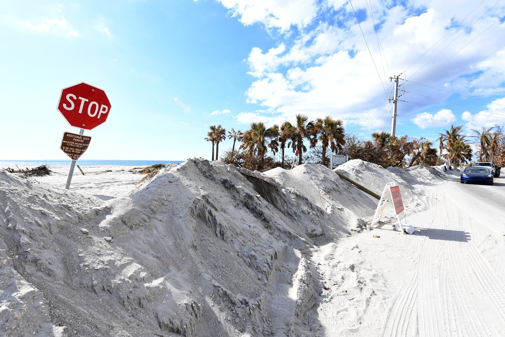 Beaches Remain Closed Following Hurricane Ian