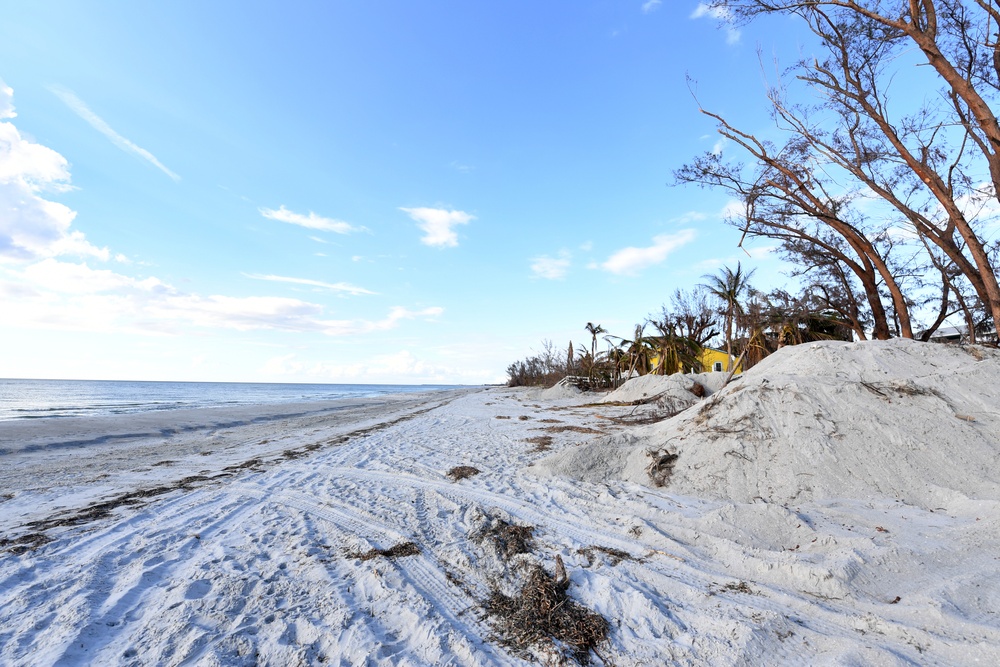 Beaches Remain Closed Following Hurricane Ian