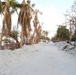 Sand Line the Streets That Were Impacted by Hurricane Ian