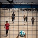 Children play soccer at al Hol camp