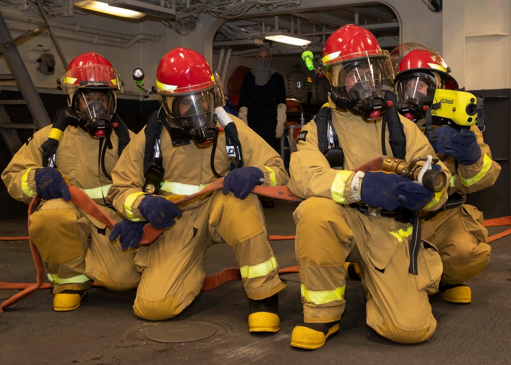 USS Tripoli General Quarters Drill