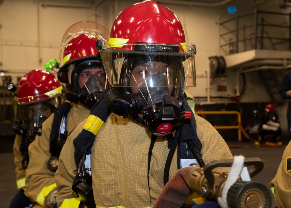 USS Tripoli General Quarters Drill