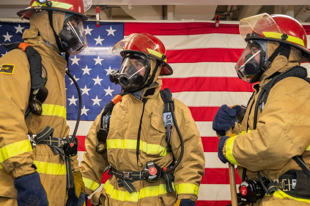 USS Tripoli General Quarters Drill