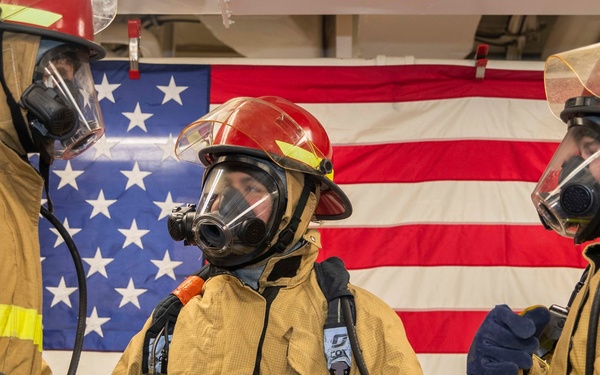 USS Tripoli General Quarters Drill