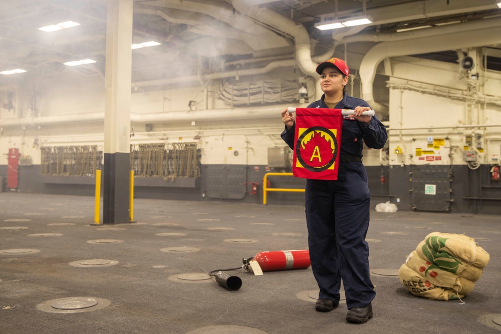 USS Tripoli General Quarters Drill