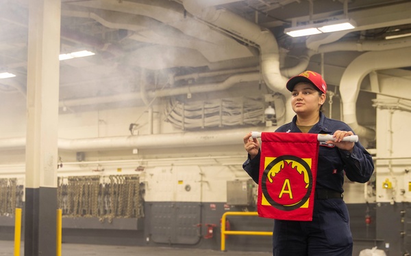 USS Tripoli General Quarters Drill