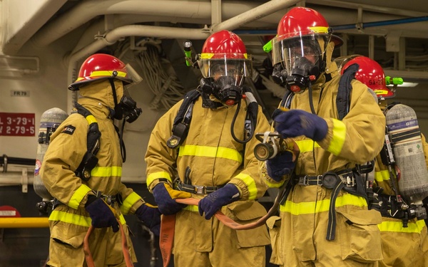 USS Tripoli General Quarters Drill