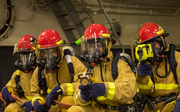 USS Tripoli General Quarters Drill