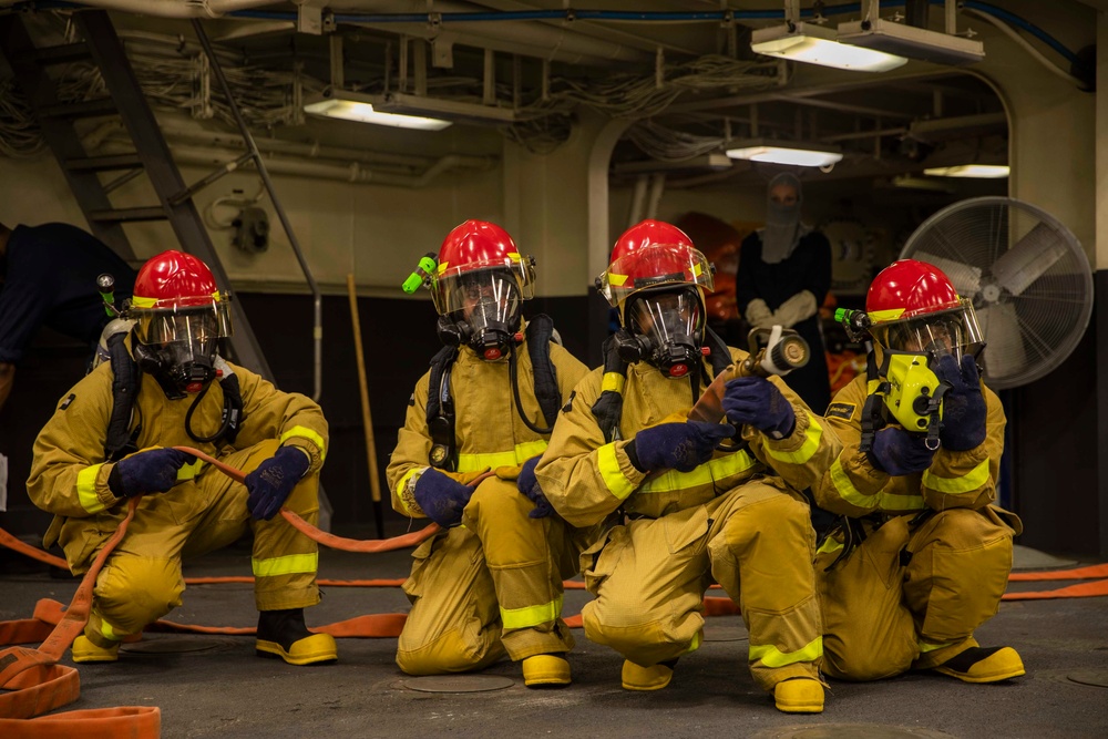 USS Tripoli General Quarters Drill