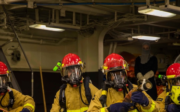 USS Tripoli General Quarters Drill