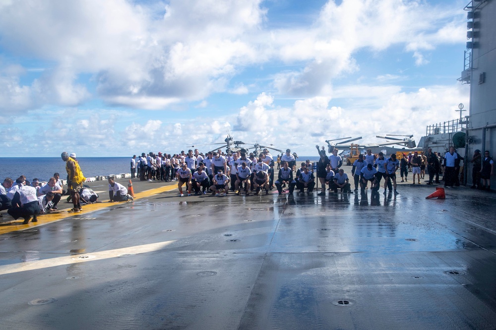 USS Tripoli Crossing the Line Ceremony