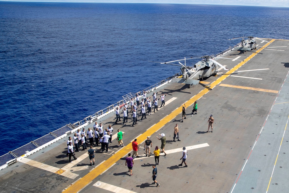 USS Tripoli Crossing the Line Ceremony