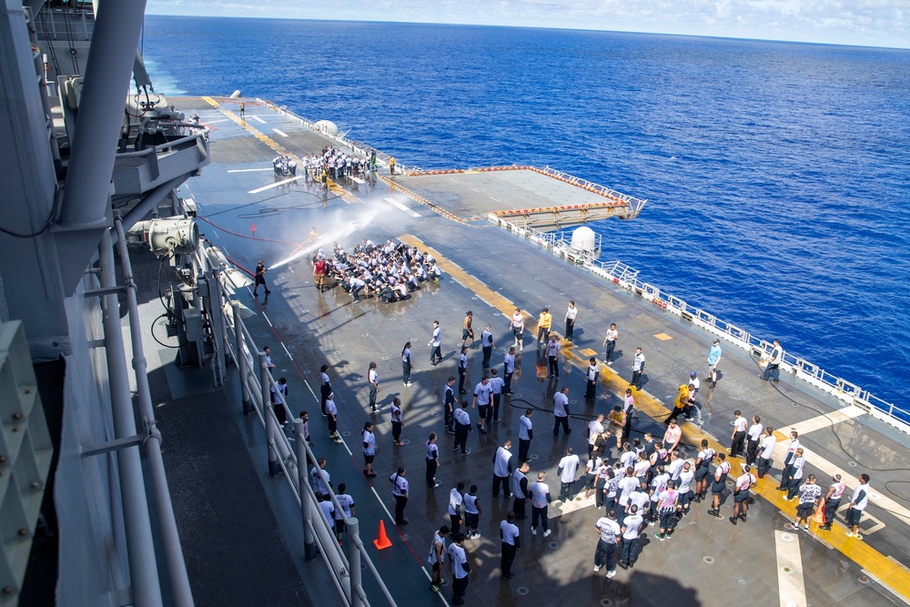 USS Tripoli Crossing the Line Ceremony