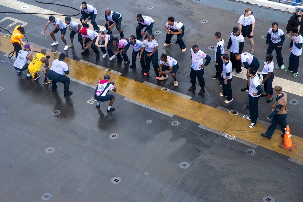 USS Tripoli Crossing the Line Ceremony