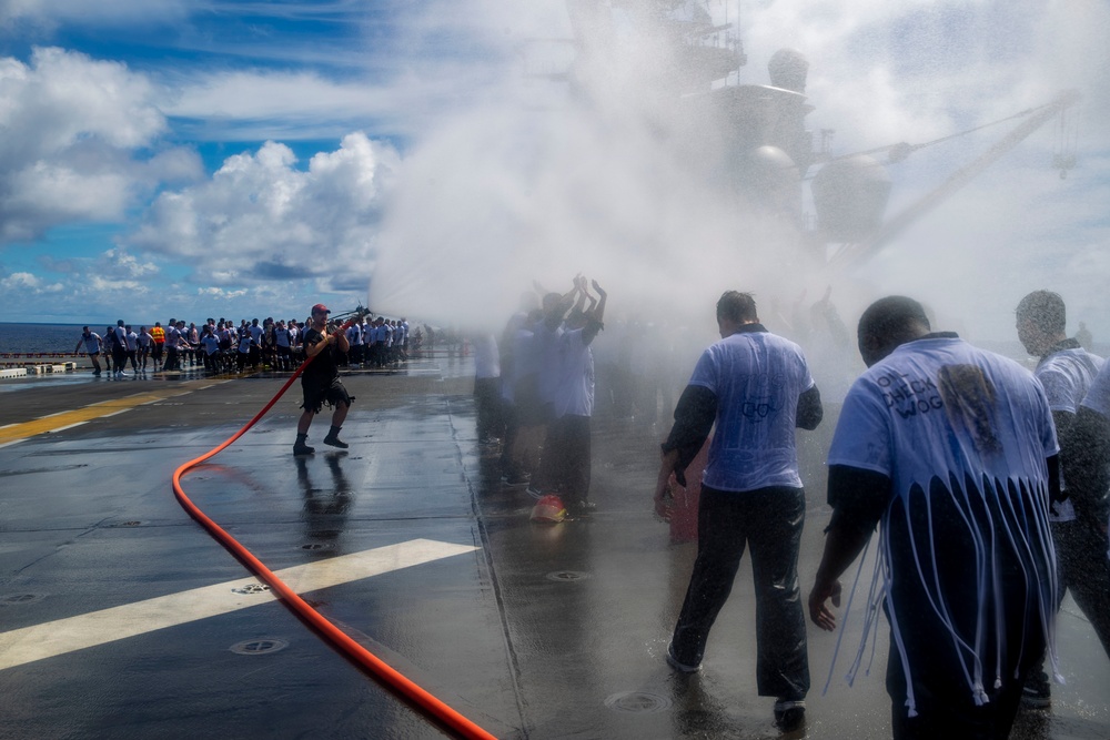 USS Tripoli Crossing the Line Ceremony