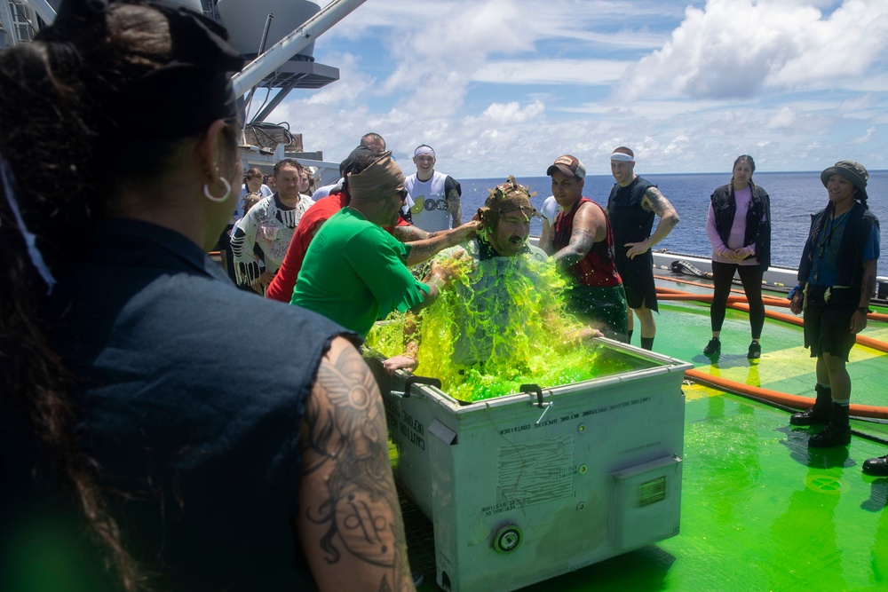 USS Tripoli Crossing the Line Ceremony