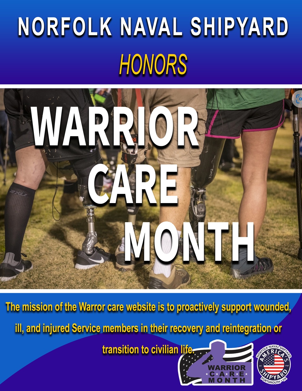 Norfolk Naval Shipyard Honors Warrior Care Month