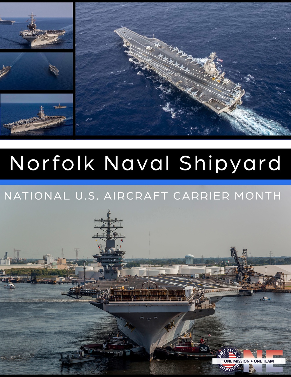 Norfolk Naval Shipyard Celebrates National U.S. Aircraft Carrier Month