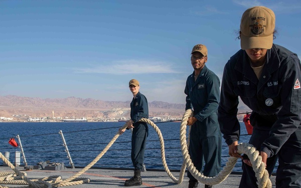 USS Nitze Daily Operations