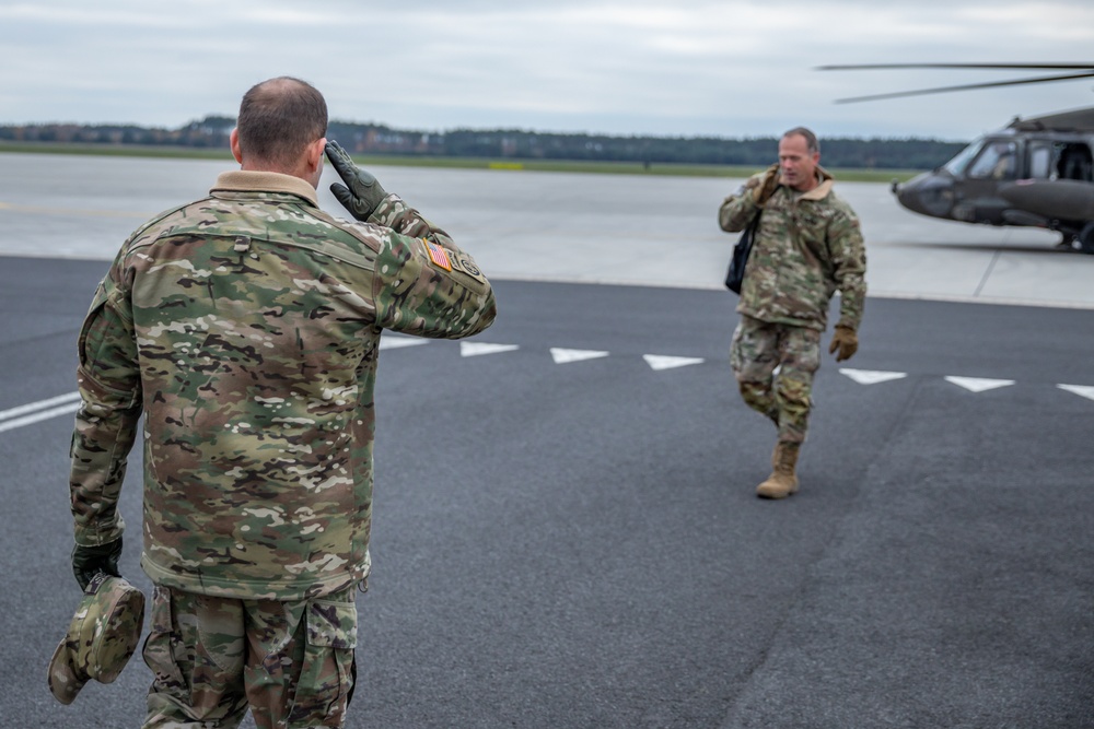 V Corps Commander Receives Tour of Powidz Facilities