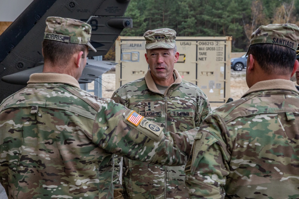 V Corps Commander Receives Tour of Powidz Facilities